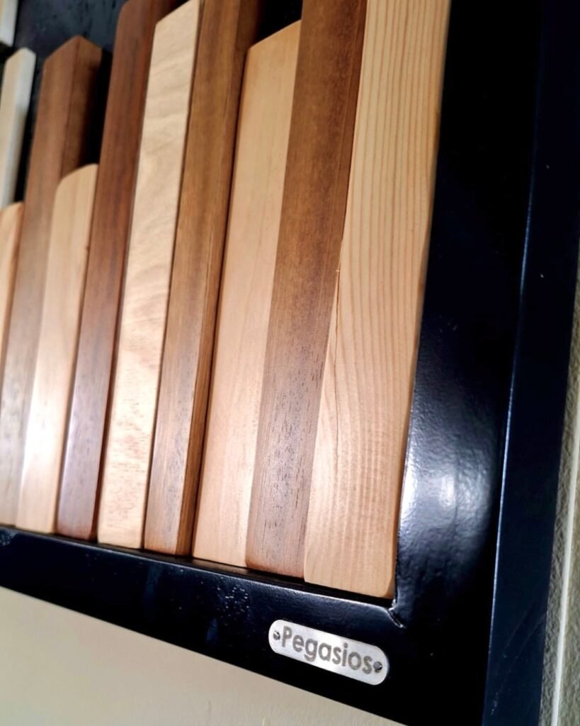 Made-to-measure timber slat feature crafted by Artifex